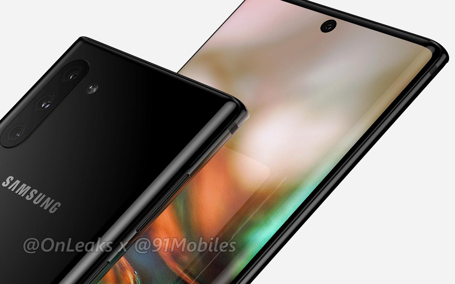 Galaxy Note 10 Leaked From Every Angle in New Renders