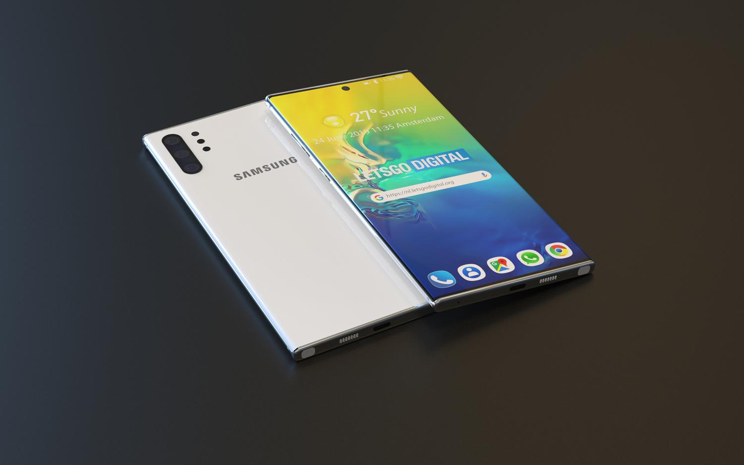 Galaxy Note 10 5G Looks Gorgeous In New Renders